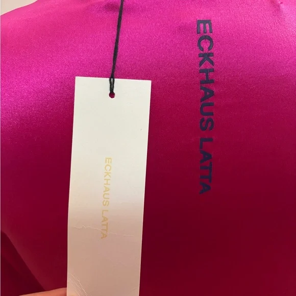 Eckhaus Latta NWT Pink Long Sleeve Dress - Picture 13 of 16